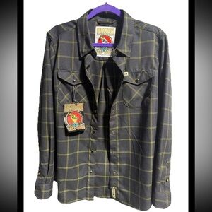 DIXXON FLANNEL WOMAN'S Small ‘STAY GOLD Size Small  AA-24